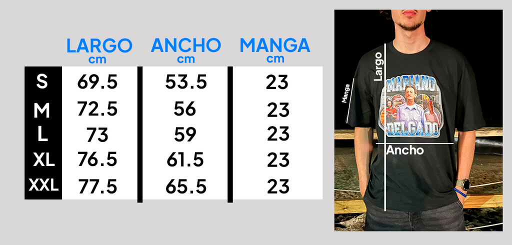 Camiseta Oversized Mariano Delgado